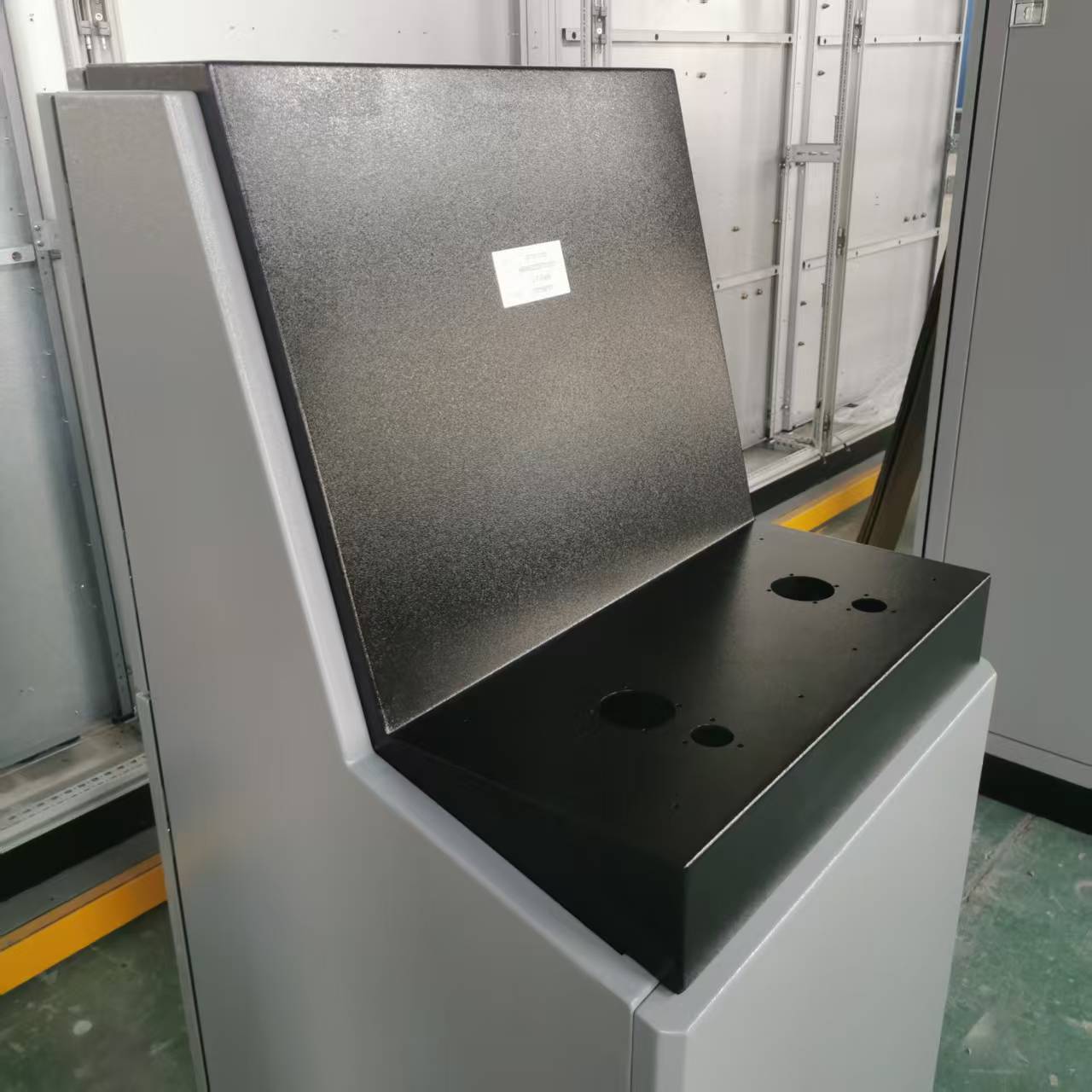 Cbap Piano Cabinet Ergonomic Bevel Control Cabinet Piano Engineering Control Box Console Optional Carbon Steel Material