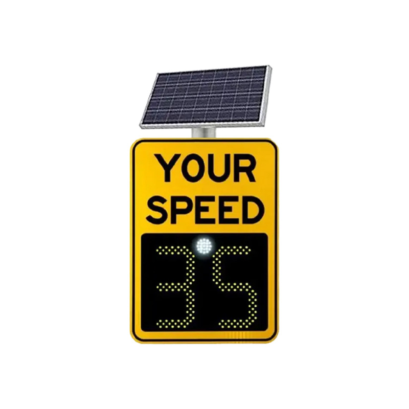 Cross-Border Supply Sheet Metal Chassis Solar Speed Meter Real-Time Display Radar Speed Measurement Screen Speed Measurement Feedback Speed Measurement Plate