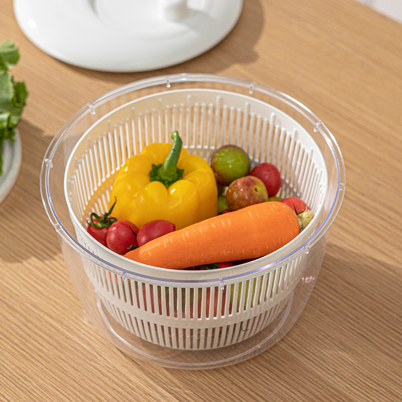 Household Dehydrator Salad Fruit and Vegetable Dryer Vegetable and Fruit Quick Cleaning Drain Dryer Barbecue Oil Dispel