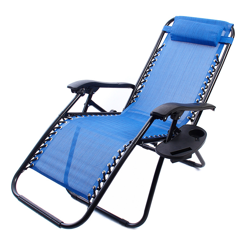 Outdoor camping beach chair office lunch break chair zero gravity folding recliner for the elderly balcony chair wholesale generation