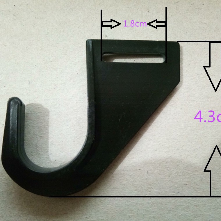 Car seat cover plastic small hook car cover plastic hook sun shade snow shield half cover hook car clothes flat hook