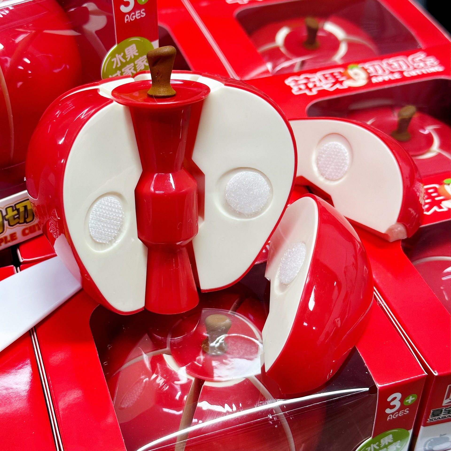 Children's Apple Cutting Decompression Toy Simulation Fruit Mechanism Enrollment Gift Arcade Points Gift Redemption