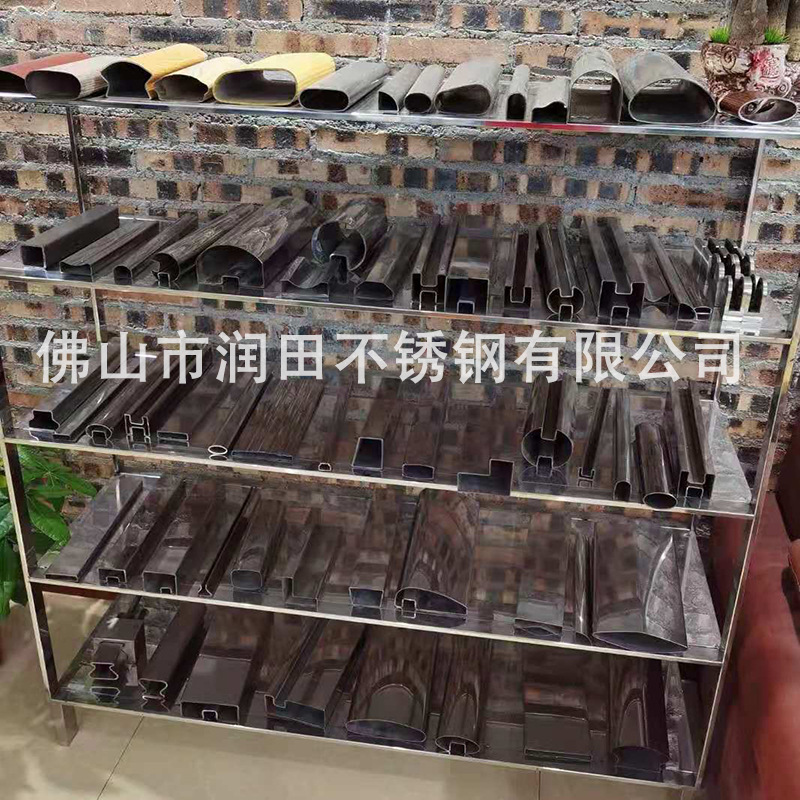 Foshan 304 Stainless Steel Round Tube 201 Stainless Steel Square Tube Custom Brushed Surface Mirror Finish Large Diameter Industrial Thick Tube