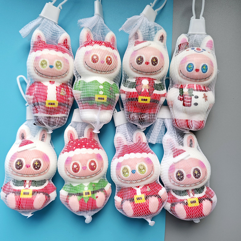 Labubu Squishy Slow Rebound Stress Relief Toy Venting Magic Cartoon Doll Promotion Children's Small Gift Wholesale