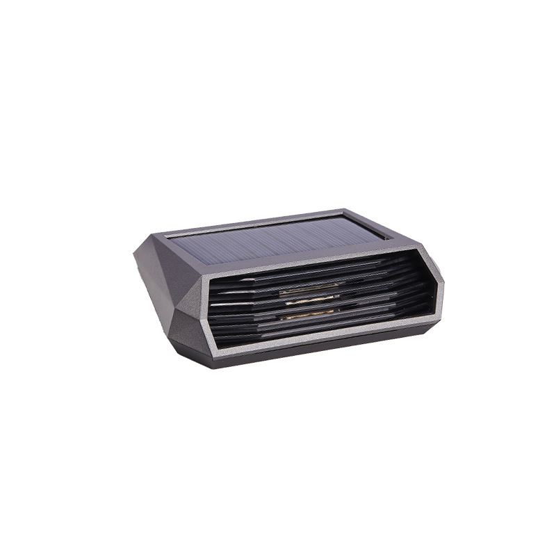 Solar car air purifier car odor removal ornaments parking number plate ozone generator disinfection