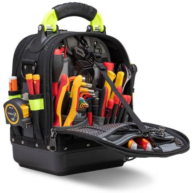 Spot New Large-Capacity Multi-Functional Tool Bag with Multiple Zippers and Multiple Compartments for Easy Storage, Strong and Durable