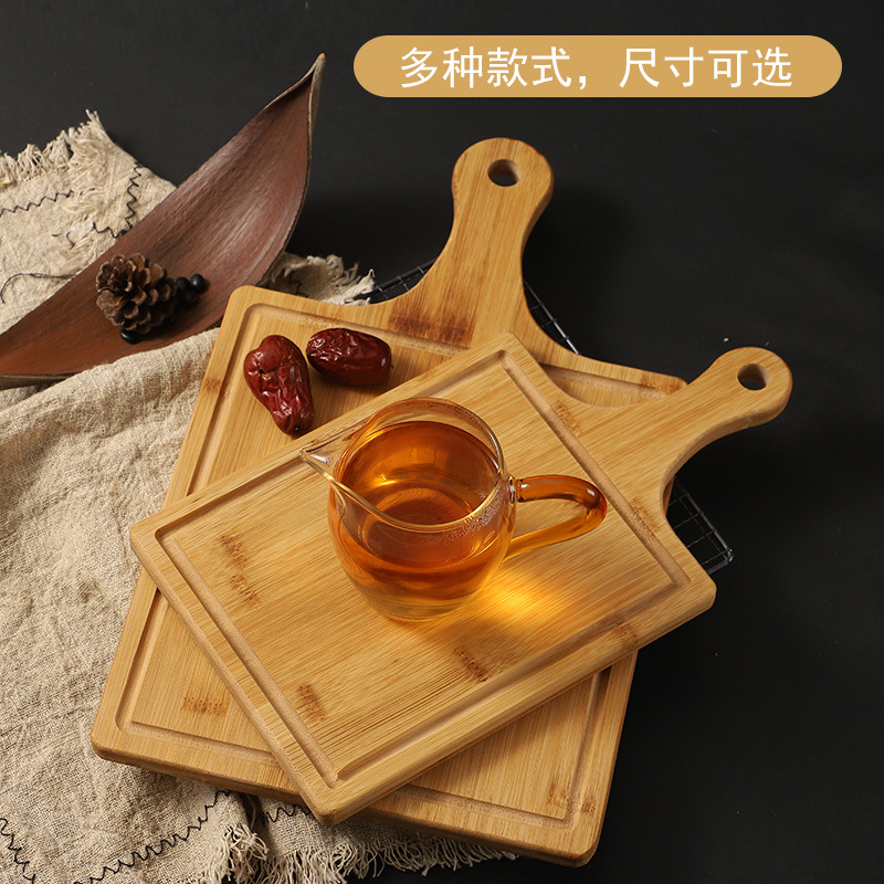 Manufacturer Wholesale Solid Wood Bamboo Household Pizza Board Fruit Chopping Board Cutting Board with Sink Chopping Board Double-Sided Chopping Board
