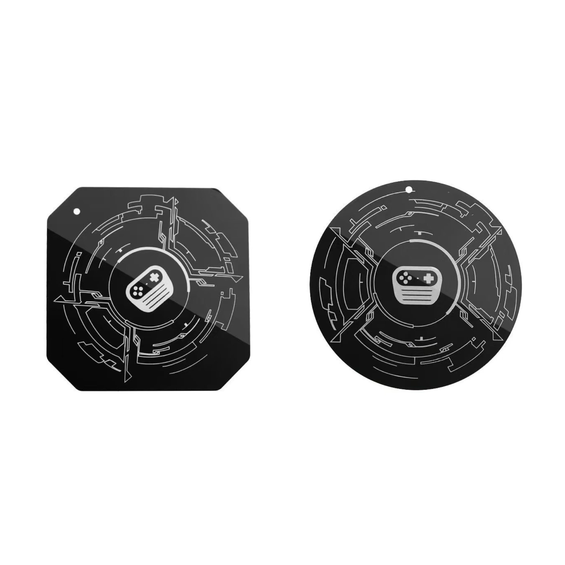 Ультратонкая круглая магнитная пленка с отверстиями, подходит для радиатора мобильного телефона, держателя, планшета, гибкий пружинный стальной материал