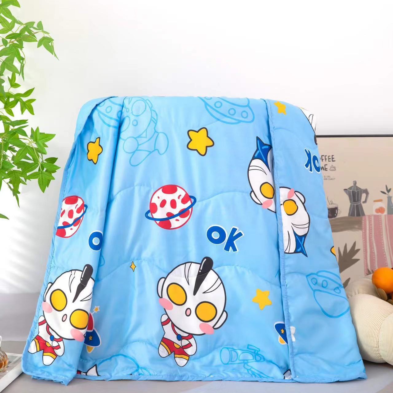 Small quilt children's air conditioning quilt machine washable thin children's summer cool quilt foreign trade children's quilt studio small quilt wholesale