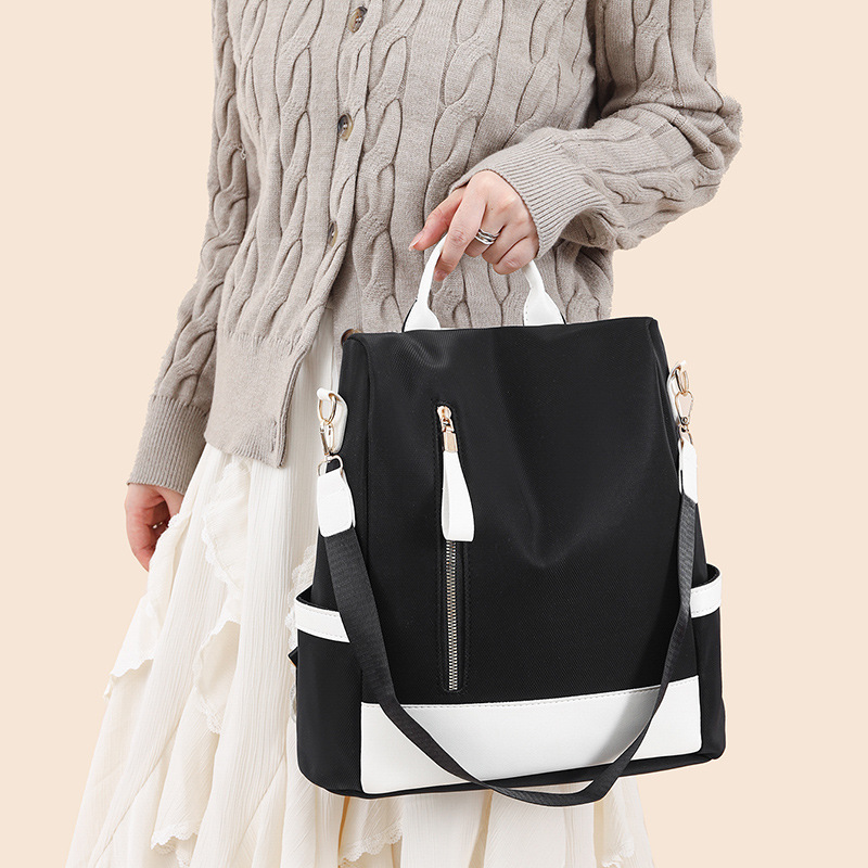 2025 New Trendy Women's High-End Backpack Soft Leather Fashionable Anti-Theft Versatile Large-Capacity Backpack Travel School Bag