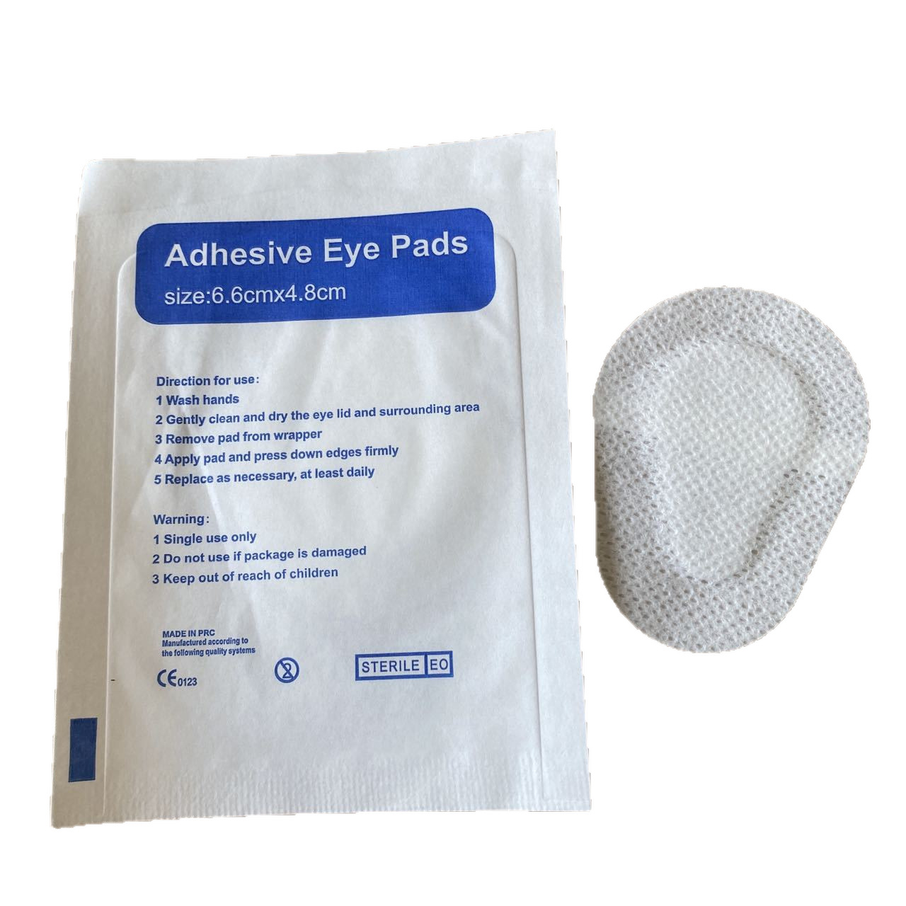 Medical Non-woven Eye Patch Post-Operation Sunshade Self-adhesive Eye Patch for Foreign Trade Export