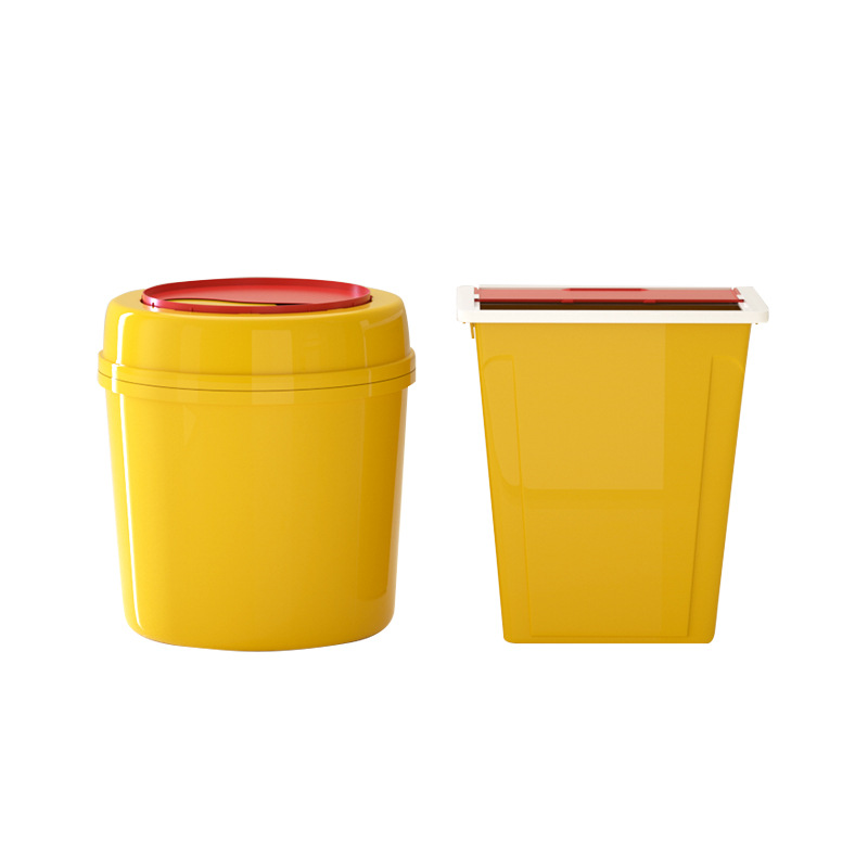 Medical waste trash can square round disposable sharp instrument box sharp instrument box needle sharp instrument box sharp instrument box wholesale