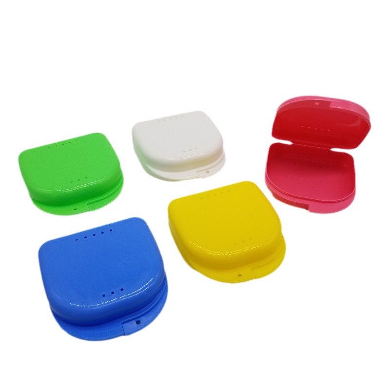 Коробка для хранения ортодонтических ретейнеров, маленькая и средняя, с логотипом