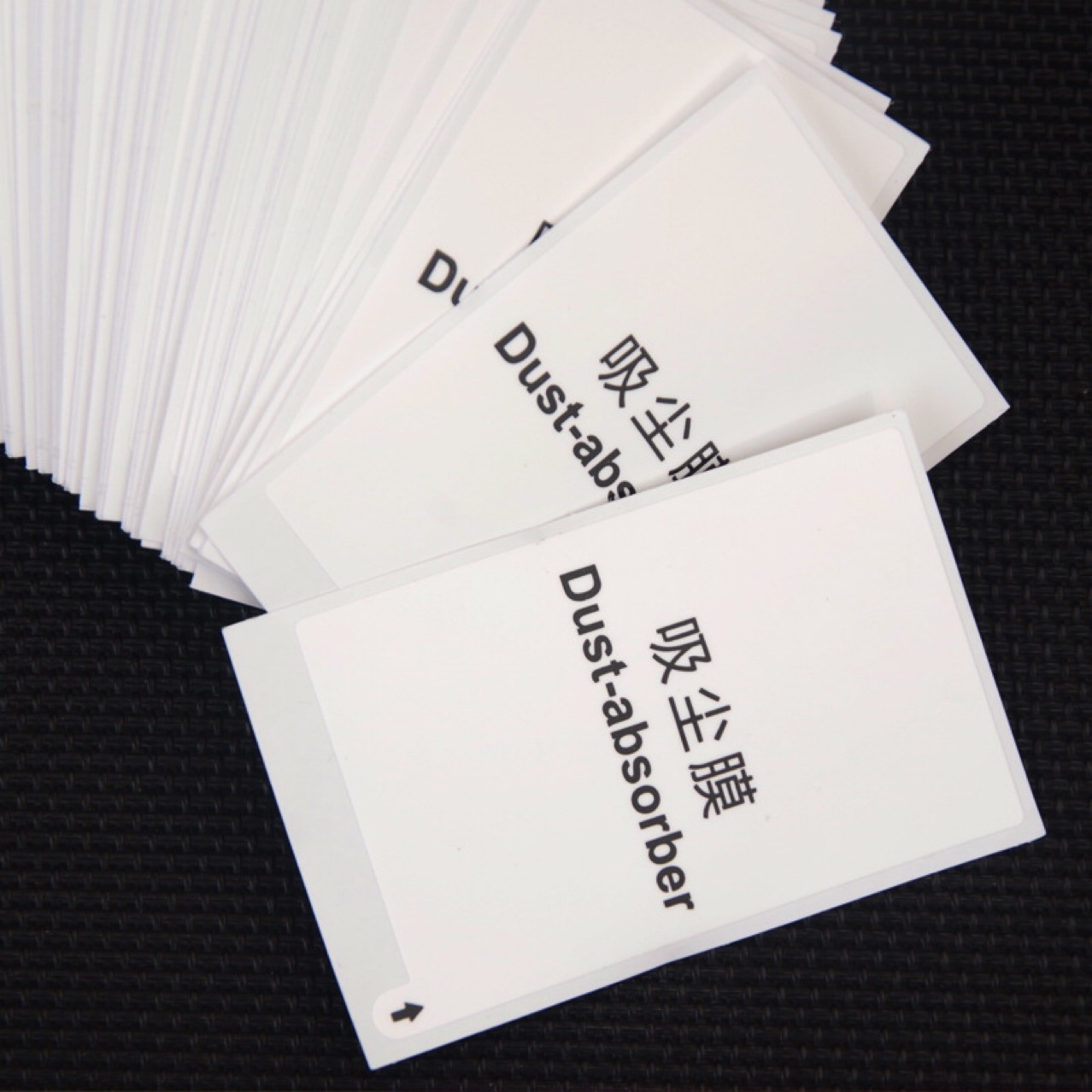 Factory Direct Sales White Dust Removal Stickers, Dust Removal Film, Dust Removal Paper, Auxiliary Tools, Electrostatic Mobile Phone Film Adhesive