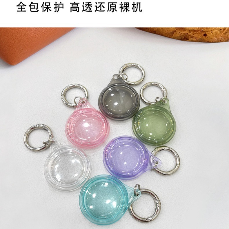 Apple Airtag Protective Case Tpu Waterproof High-Transparency Pendant Case