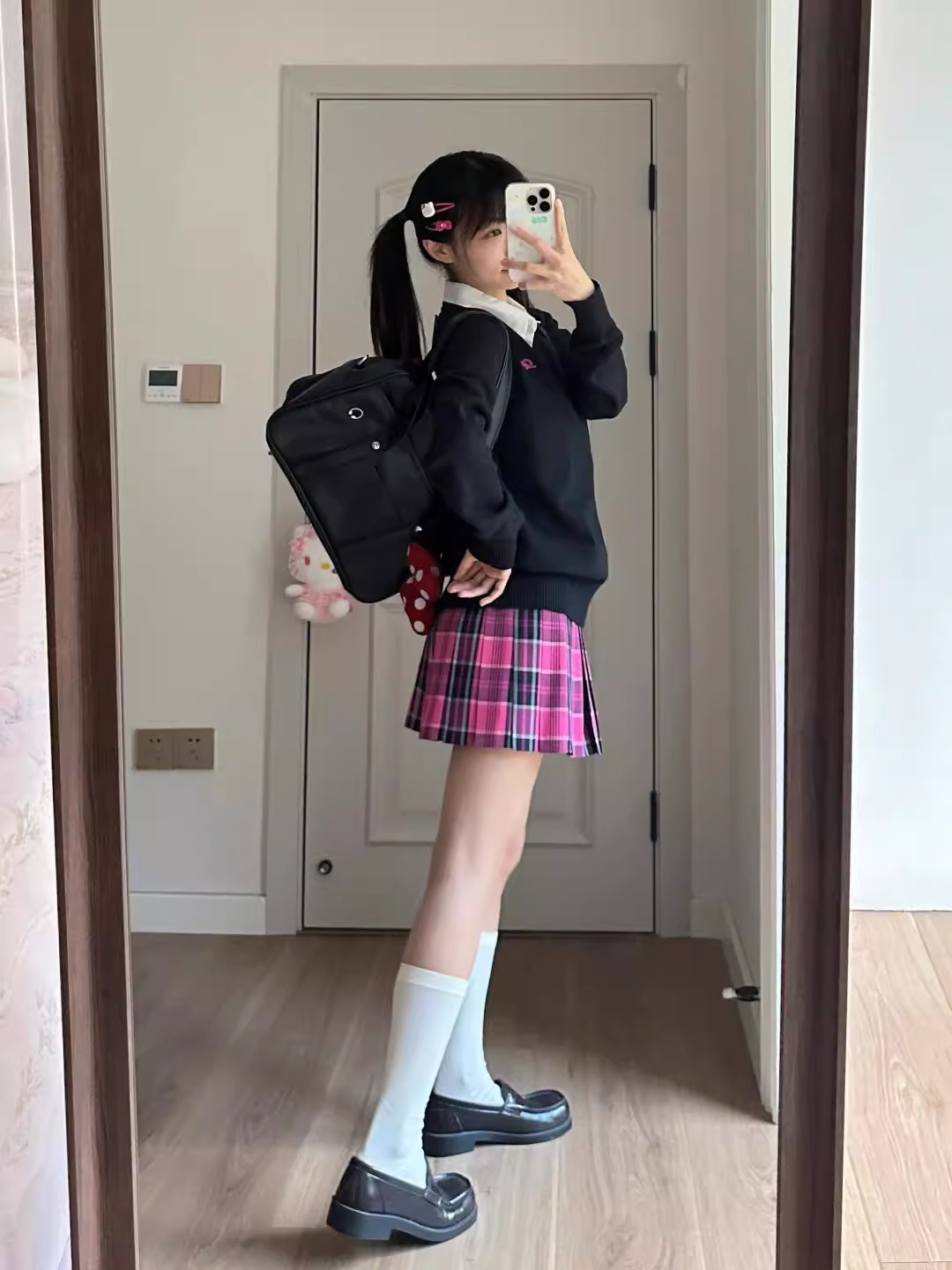 Xiaomei/Original Genuine JK Uniform Pleated Skirt Women's Japanese College Style School Style Dress High Waist Half-length Skirt