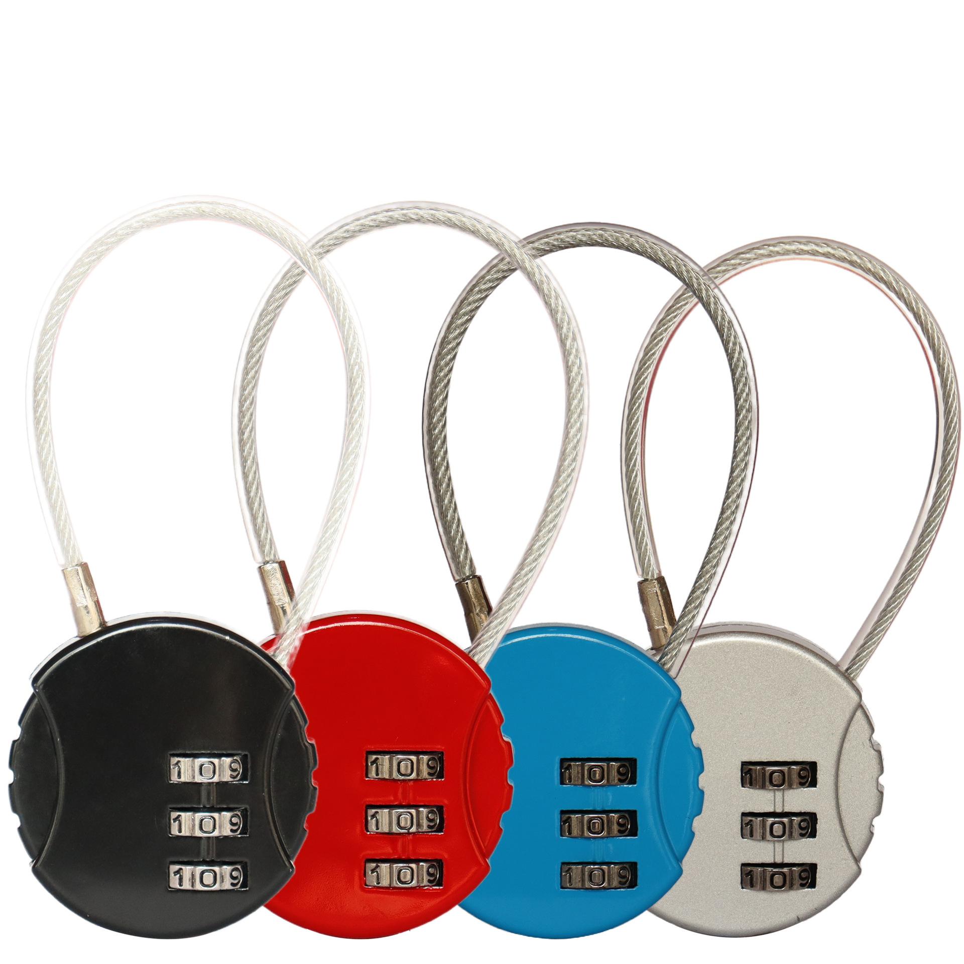 8039 furniture cabinet helmet wire rope combination lock padlock suitcase trolley case luggage anti-theft cartoon lock