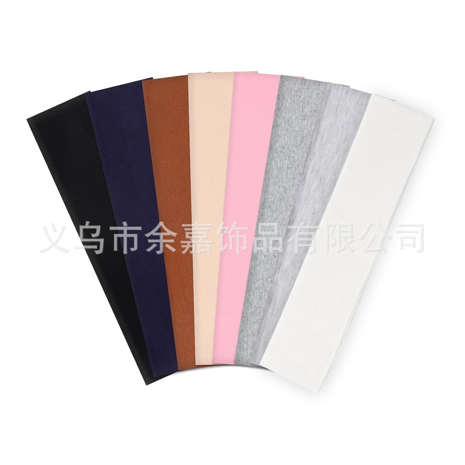 European and American Yoga Elastic Headband Sports Fitness Running Sweat Absorbing Hair Band Korean Plain Hair Headwear Headband