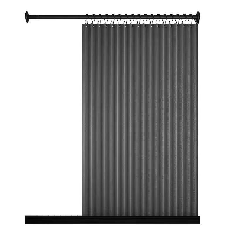 Folding Magnetic Shower Curtain Bathroom Waterproof Thickened Shower Partition Curtain Bathroom Invisible Bedroom Curtain Dry and Wet Separation