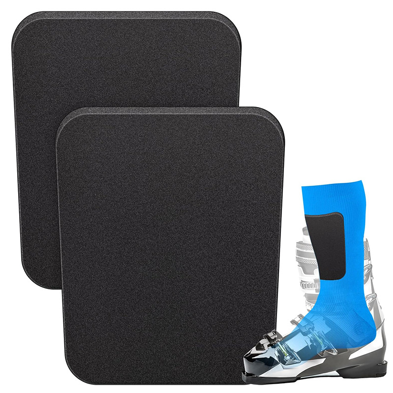 Ski Boots Inner Leg Guards, Shin Guards, Soft Shock-Absorbing Inner Liner Leg Guards, Ski Shoe Accessories, Anti-Collision Protection Equipment