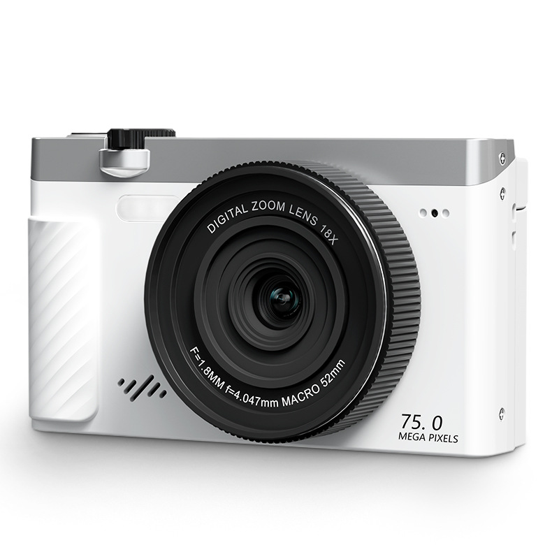 Cross-Border Wholesale Flip-Screen Mirrorless Digital Camera for Students, Portable Home-Use High-Definition Retro Camera with Wifi Connectivity