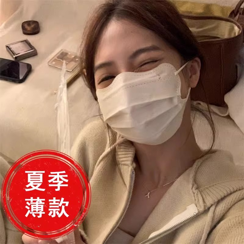 Отдельная упаковка маски летней легкой тонкой женской высокой ценности 2024 нового года защиты глаз угла лица маленькая одноразовая