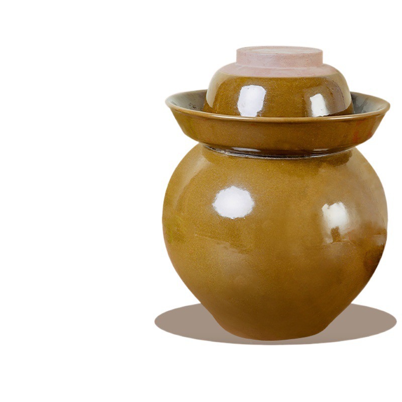 Traditional Ceramic Pickle Jar for Home Use, Small Jar for Pickling Vegetables, Earthenware Jar for Pickles, Sichuan Pickle Jar