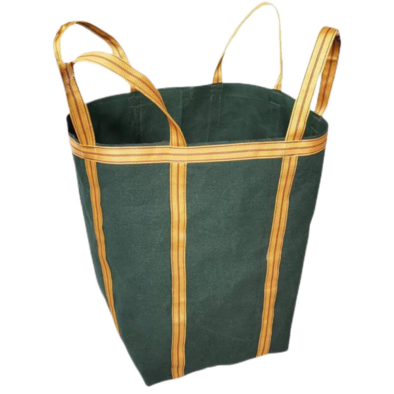 Thickened canvas ton bag round square high-altitude hanging bag construction site sand and gravel transfer canvas ton bag ton bag