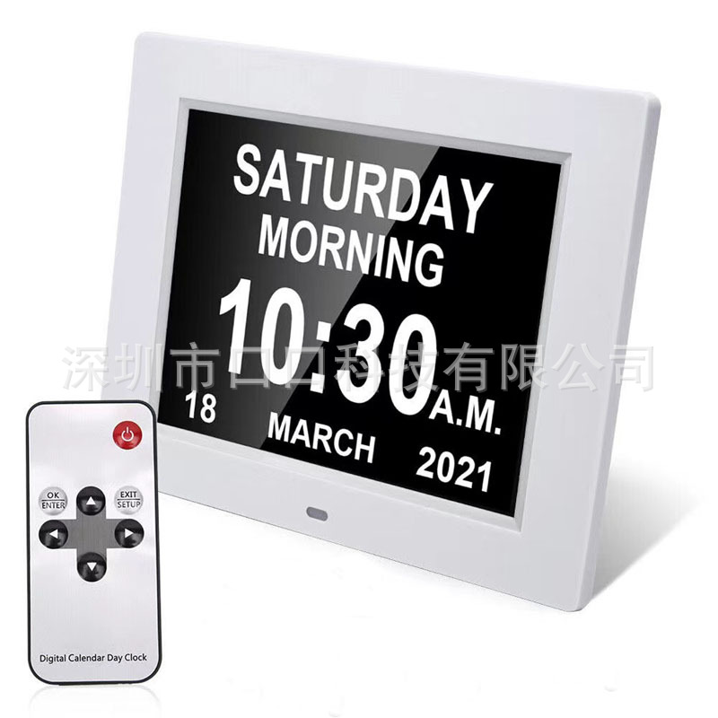 Low Price 7/8/ 10inch Digitalclock Digital Clock Medicine Reminder Alarm Calendar Digital Photo Frame in Stock