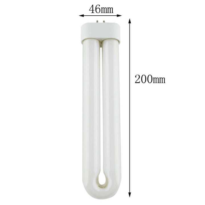 Mosquito Trap and Mosquito Killer Lamp U-Shaped Plug-In Purple Light Tube Bl Ultraviolet T611W15W18W Four-Pin 365Nm