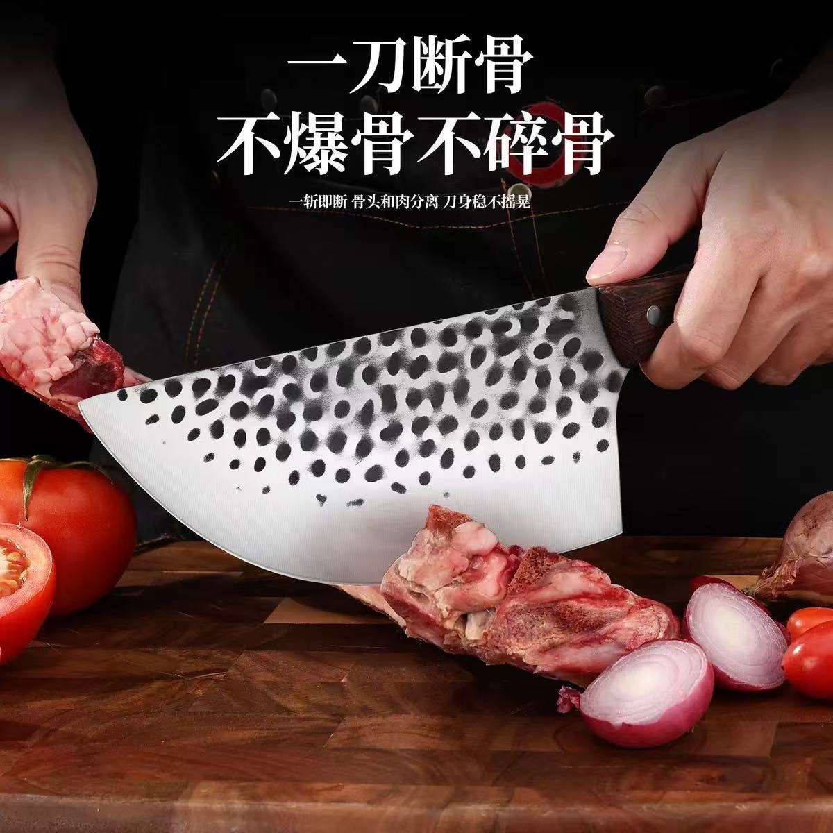 Factory Butcher Boning Knife Set Forged Meat Cutting Knife Extended Length Pig Slaughtering Knife Sheep Skinning Meat Cutting Knife Wholesale