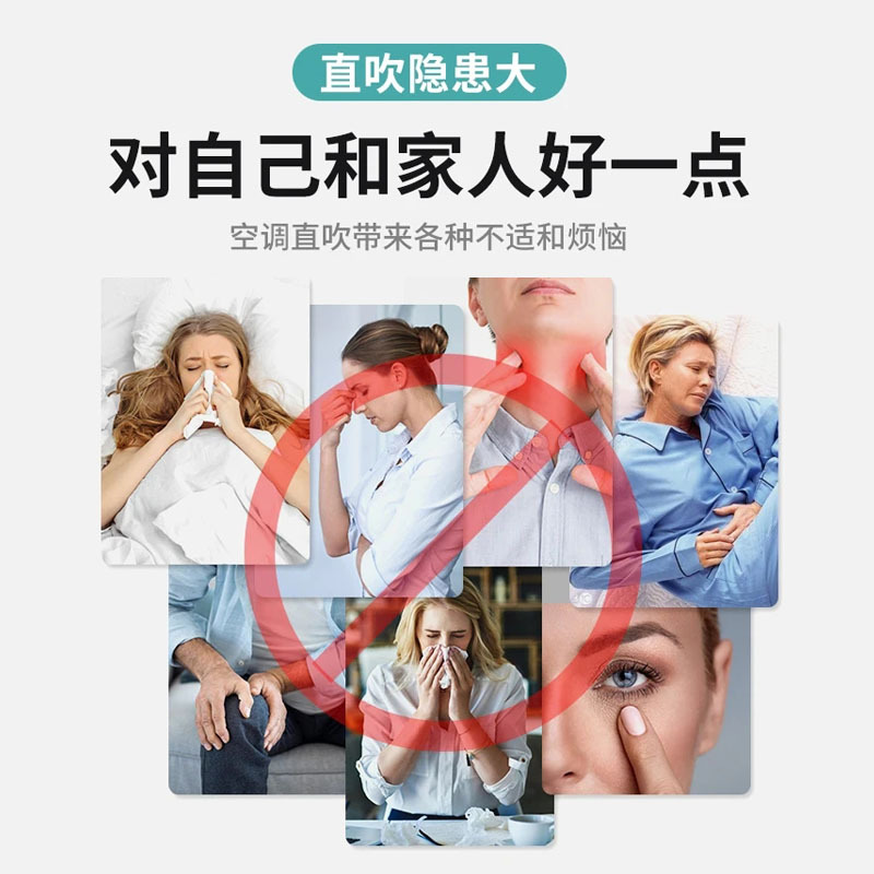 180-Degree Adjustable Air Conditioning Windshield, Anti-Direct Blowing Wind Guide Hood, Air Outlet Baffle, Windshield Hang-Up Universal