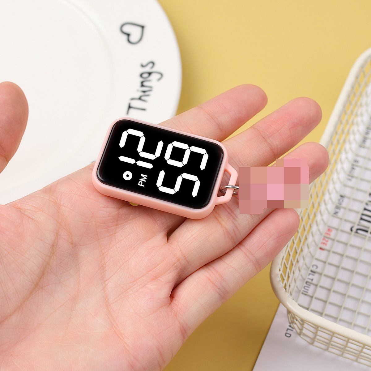 Cross-Border Exclusive for Middle and High School Students, Boys and Girls, High-Value Ins Simple Waterproof and Drop-Proof Colorful Keychain Holder