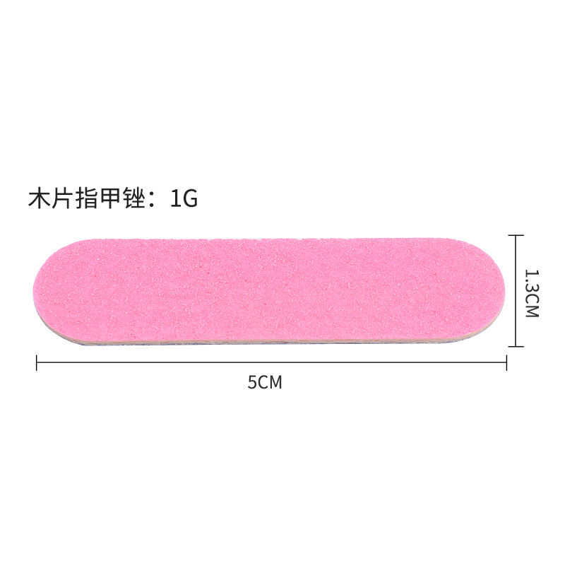 Manufacturer Wood Chip Nail File Household Nail File Manicure Polishing Strip Double-sided Sanding Strip Manicure Tool Mini Frosting Strip