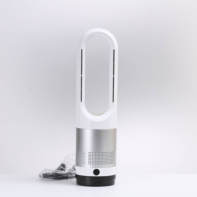 Cross-Border Manufacturer Bladeless Fan Heating and Cooling Dual-Purpose Household Desktop Heater Floor-Standing Heater Fan Circulation