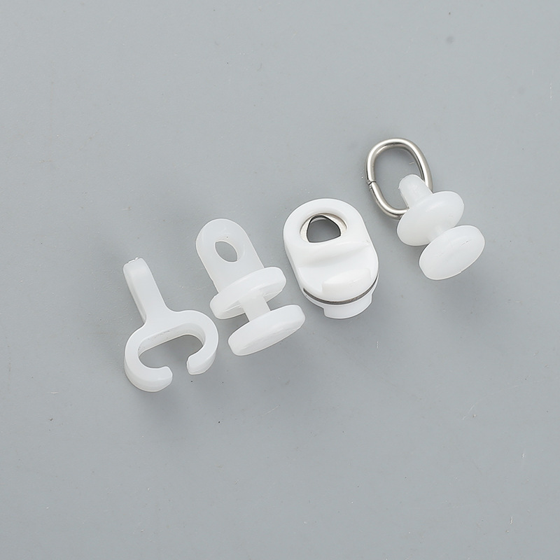Nano Wheel Curtain Balcony Bedroom Pulley Buckle Curtain Track Hook Accessories Thickened Material Curtain Pulley