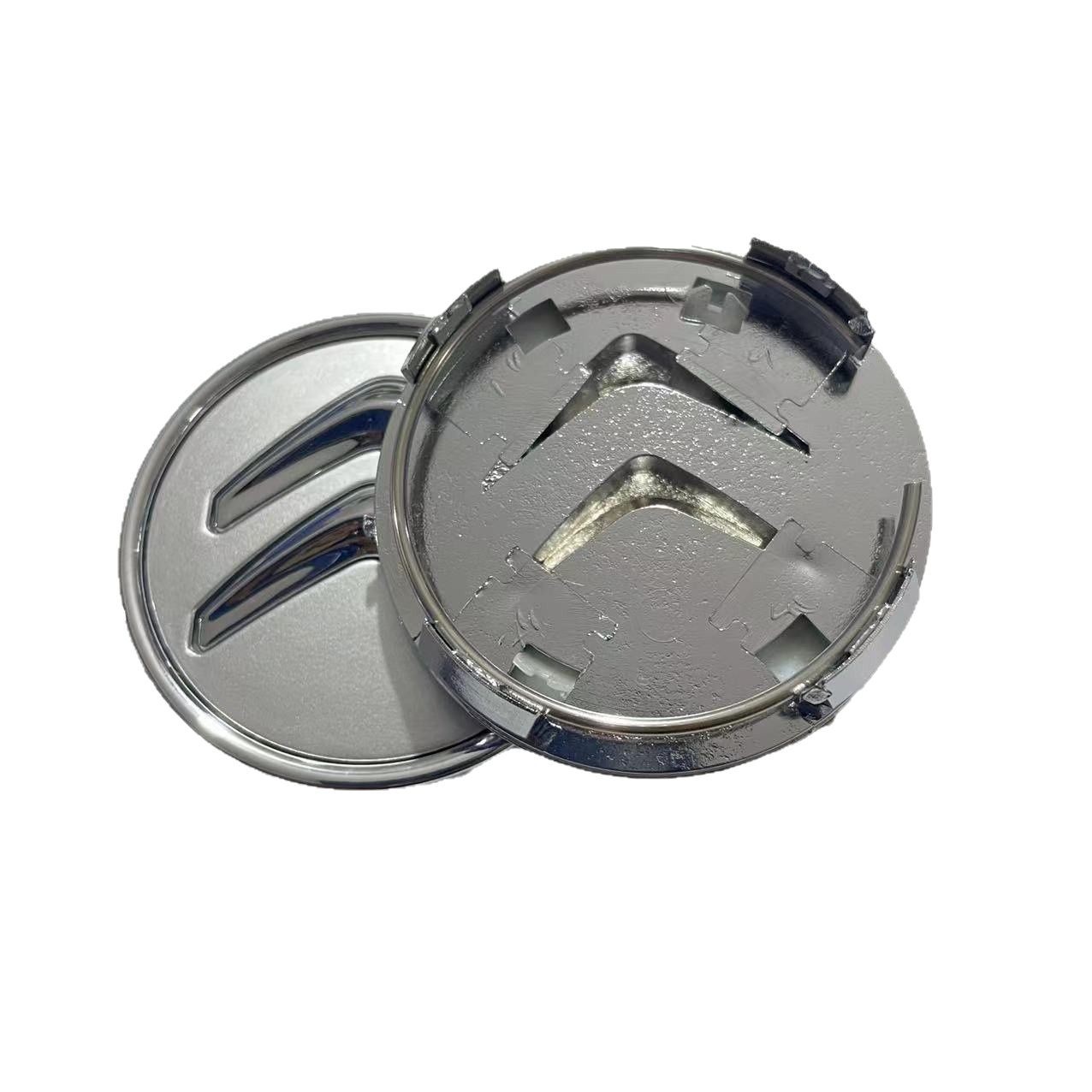 60MM Dongfeng Citroen Wheel Hub Cover C2C4LC5 silver Sega Tire Logo Card Red Decorative Cover Logo