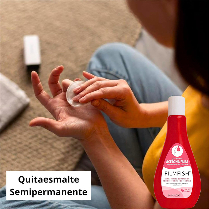 Cross-Border Amazon Foreign Trade Nail Polish Remover Contains Vitamin E B5 and Hydrolyzed Silk to Remove Nail Polish Water