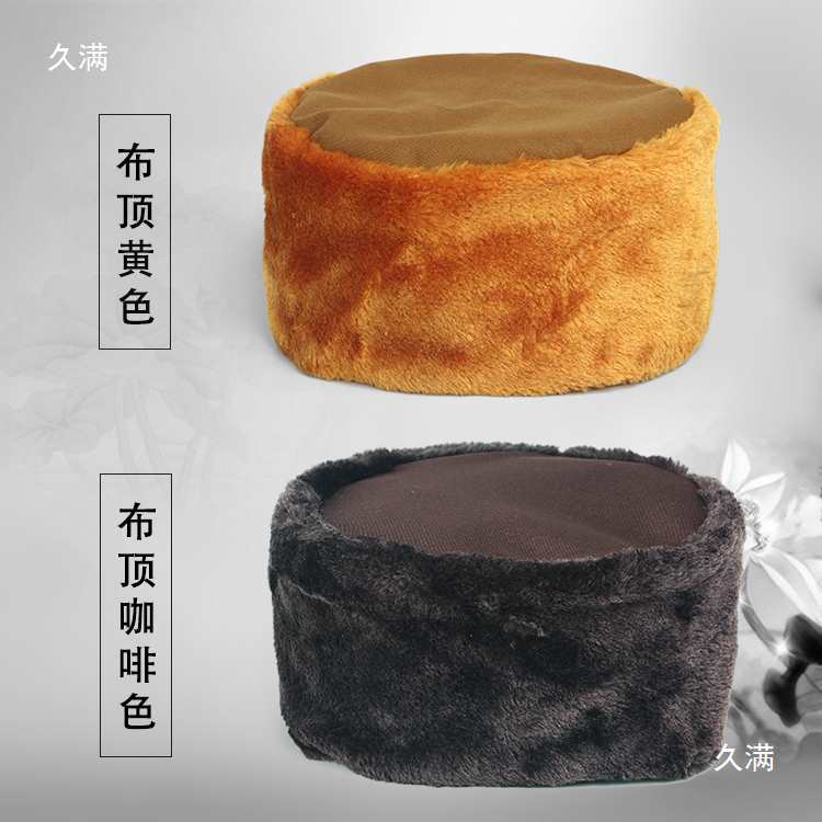 Men's and Women's Plush Thickened Monk Hats for Autumn and Winter