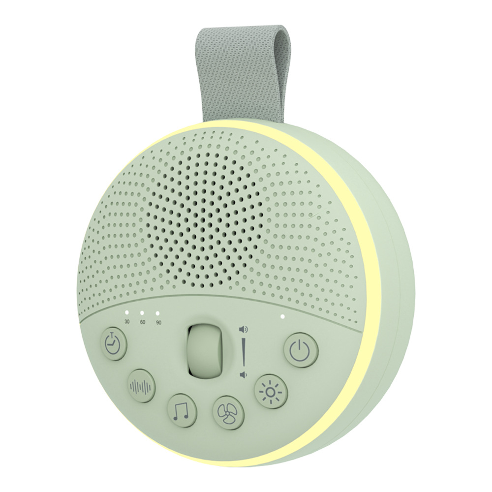 Cross-Border Private Model Smart Sleep Device Portable White Noise Sleep Device Warm Light Night Light Baby Soothing White Noise Machine