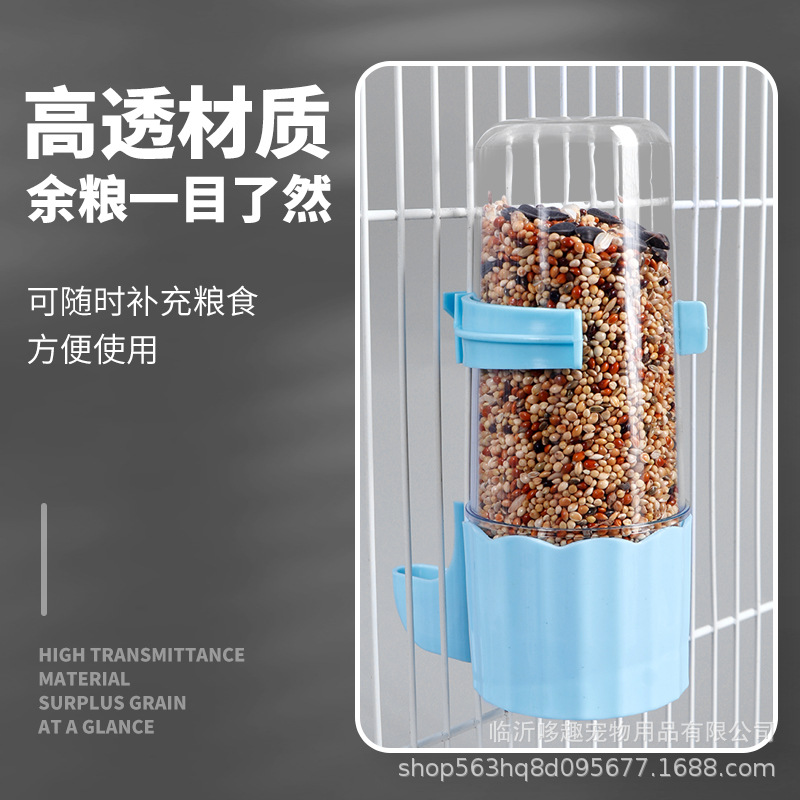Bird Water Dispenser and Feeder with Internal and External Automatic Water Feeding for Jade Birds, Finches, and Budgerigars