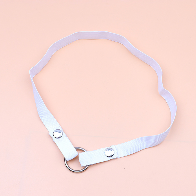 Metal CB Lock Anti-Sliding Special Adjustable elastic Band Auxiliary Tool Leather Bundled Adult Fun Accessories