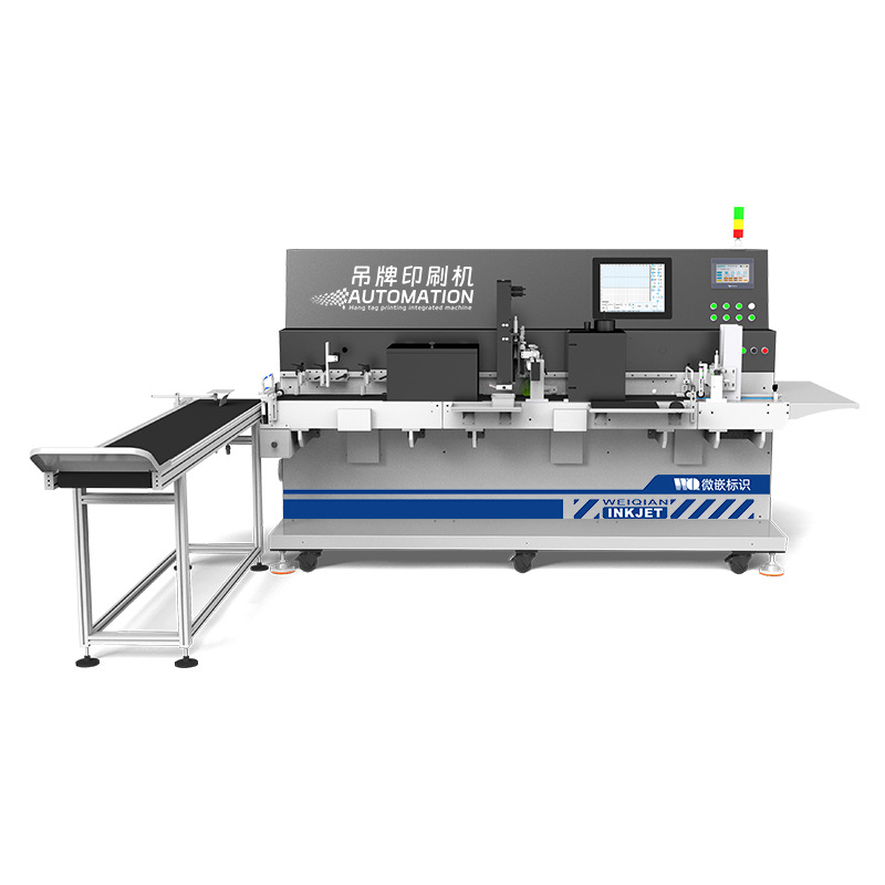 Blank Kraft Paper Hang Tag Digital Printing Machine Visual Inspection Card Paper Barcode Certificate Label Printer