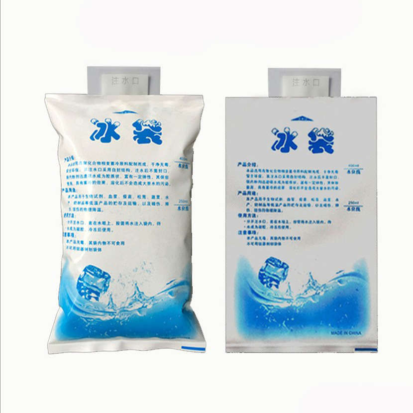 Customized Ice Packs for Fresh Keeping, Refrigeration, Disposable Water-Filled Wholesale Seafood Cooling Bags, Ice Packs for Express Delivery, Ice Compress, Eco-Friendly
