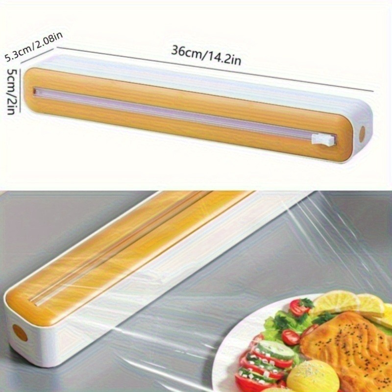 Cross-Border Plastic Wrap Cutter Kitchen Disposable Device Household Plastic Wrap Cover Special Food Cutting Box Artifact