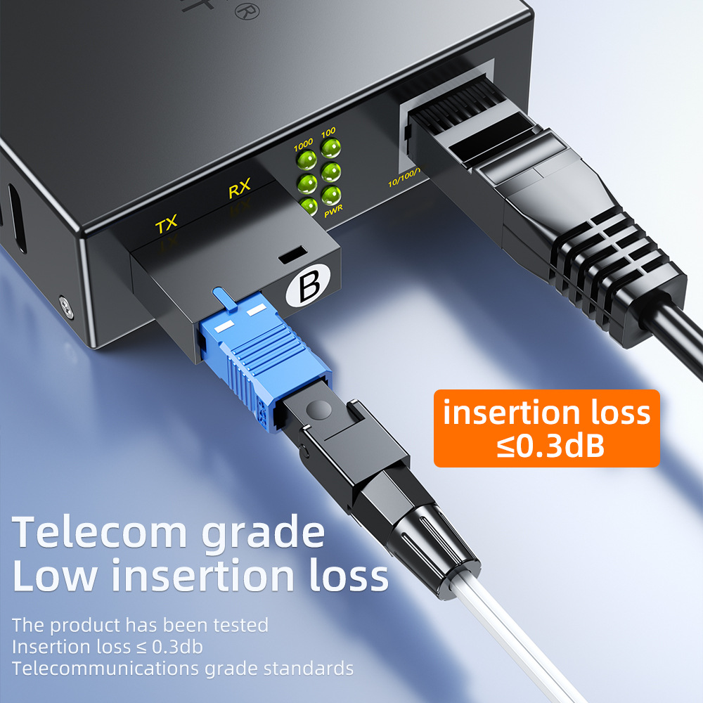 [Low Price Running Volume] Fiber Optic Cold Connector Sc Cold Connector Pre-Embedded Quick Connector Leather Cable Optical Cable Sc/Upc