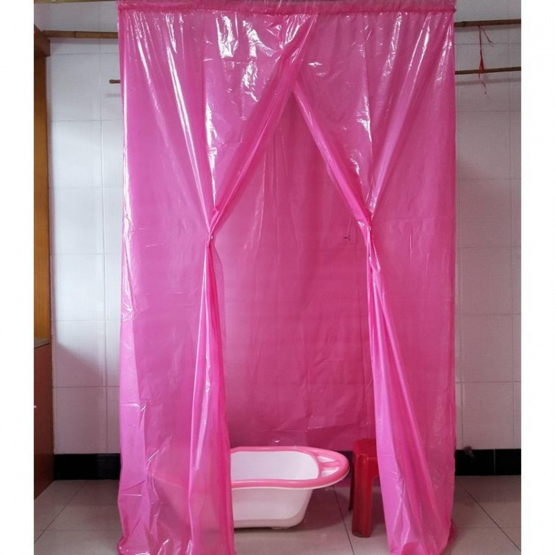 Bath Tent Winter Household Fully Closed Bath Tent Bath Cover Rectangular Plastic Thermal Insulation Thickened Waterproof Shower Curtain