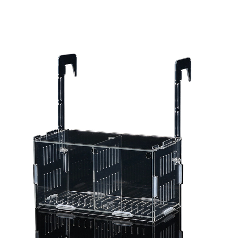 Fish Tank Isolation Box Transparent Acrylic Hatching Box Guppy Breeding Box Adult Fish Separated Box Hydroponic Plant Box