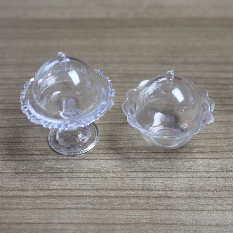 Игровой домик пластиковая прозрачная мини-кубка набор для желе яиц тартов крышка для торта