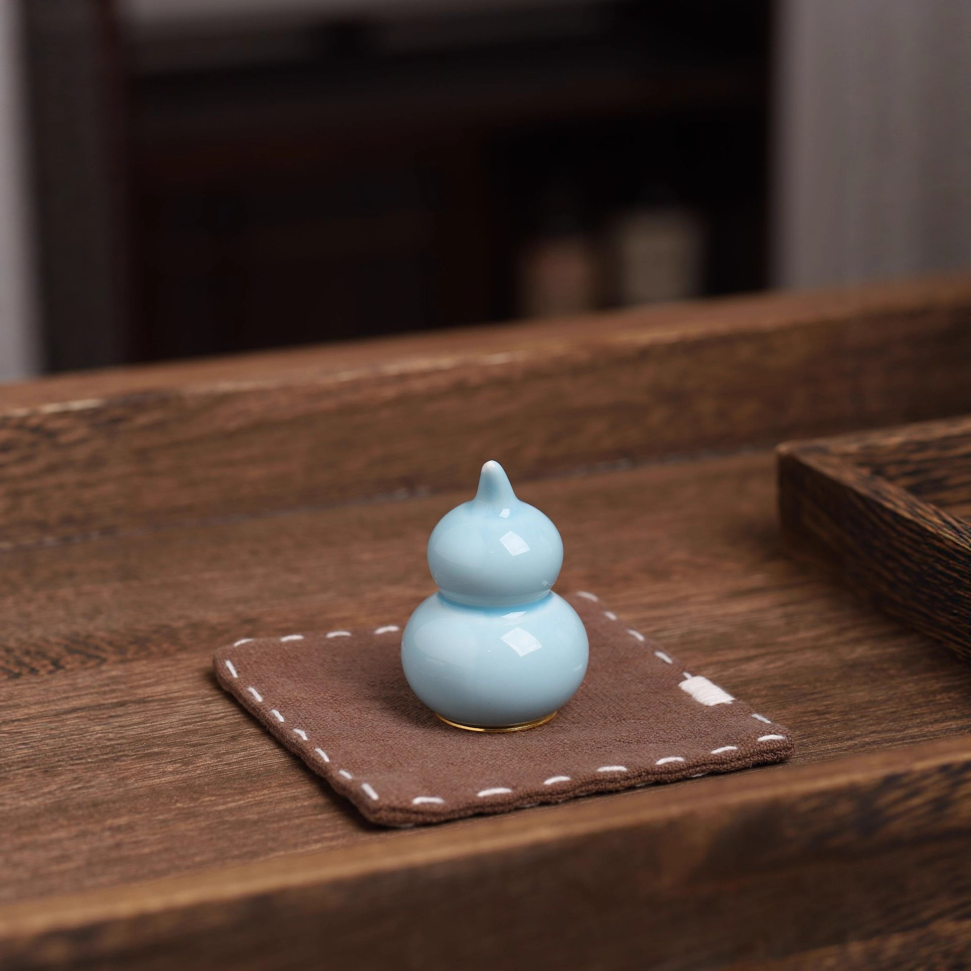 Source Manufacturer Colorful Small Gourd Tea Ornaments Tea Pets Creative Tea Cup Decorations Tea Ceremony Accessories Tea Toys Tea Sets